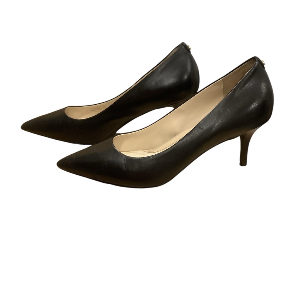 Cole Haan Go-To Elegant Black Leather Women's Heels Shoes Size 9B